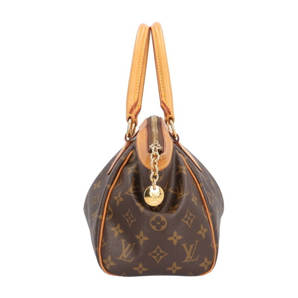 Louis Vuitton Tivoli PM Monogram Handbag Canvas M40143 Brown Women's LOUIS VU... - Picture 4 of 12